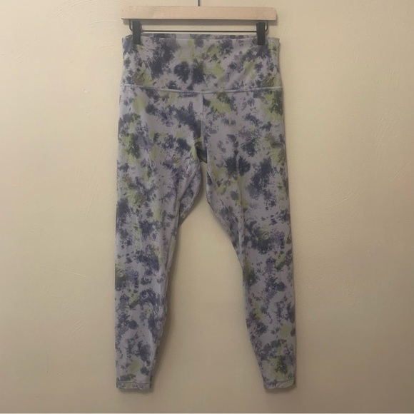 Lululemon Align High-Rise Pant 28" Radial Tie Dye Mauve Grey Size 12 W5DM9S - Picture 3 of 11